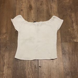Brandy Melville Off-the-Shoulder Crop Top